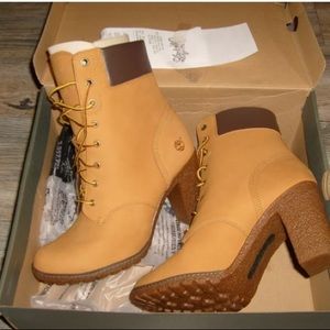 Timberland high heel boots!!!!